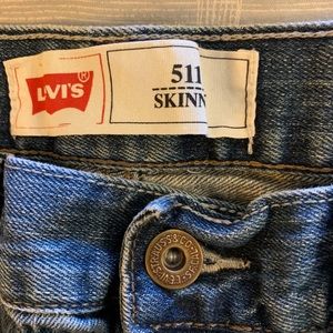 Levi’s 511 skinny blue jeans, 18 regular, 29 x 29